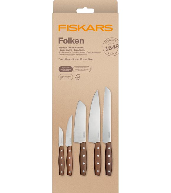 Folken Sada nožov, 5 ks FISKARS 1075688