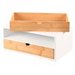 Organizér s dvoma priehradkami, 33 x 21 x 13,5 cm, bambus KESPER 58955